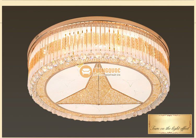 Đèn ốp trần phòng khách đẹp tinh tế CM275-9